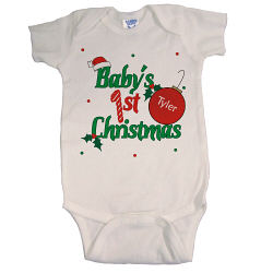 Baby's 1st Christmas Infant Onesie
